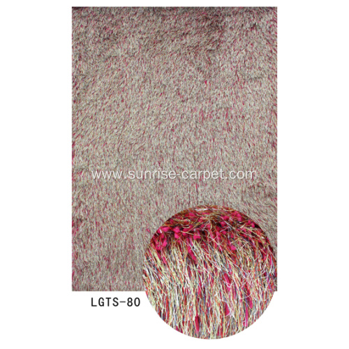 Elastic & Silk Mix Shaggy Carpet